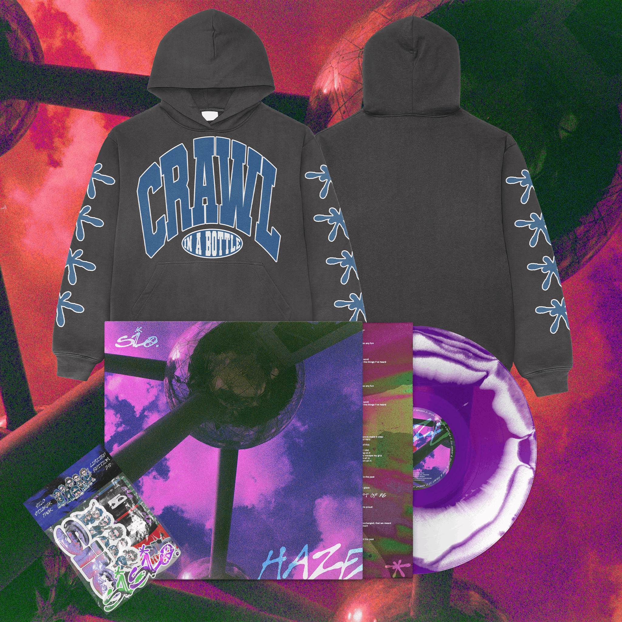 HAZE Vinyl CIAB Hoodie Bundle | Black