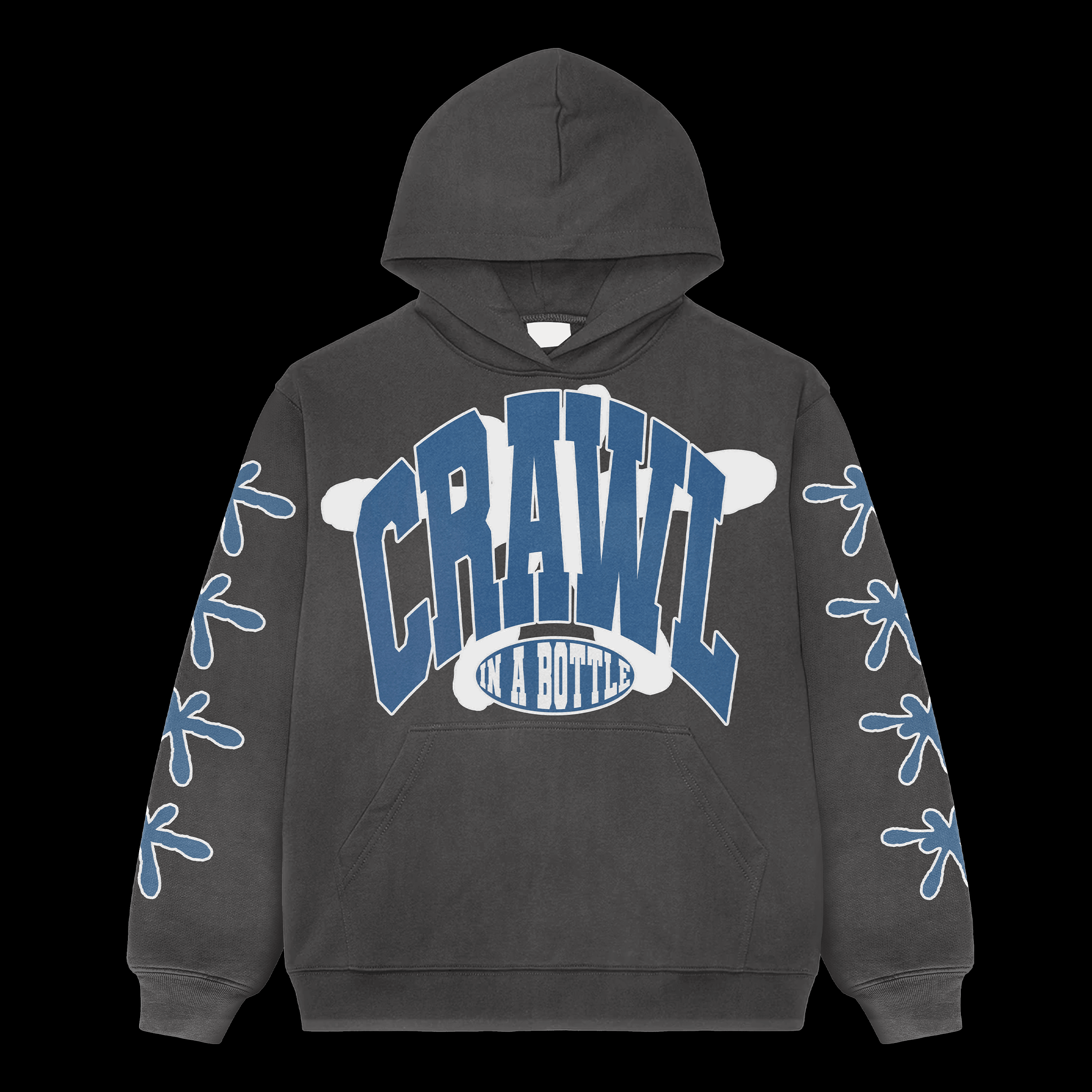 Crawl in a Bottle Hoodie | Black