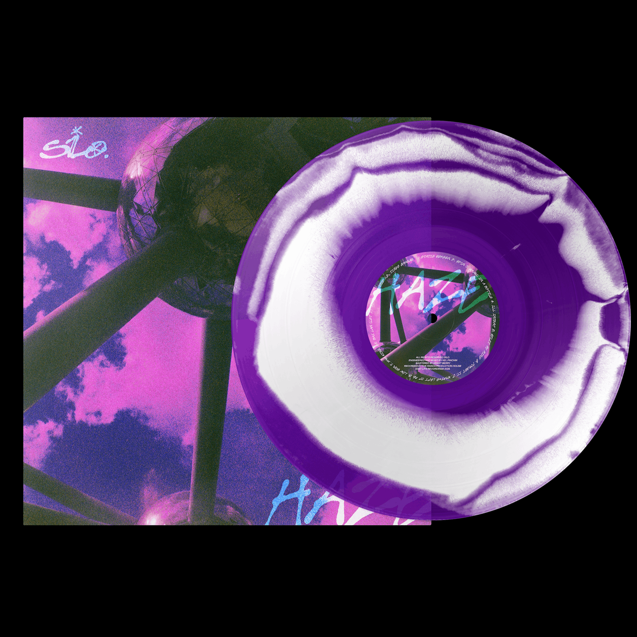 HAZE Purple and White Splatter Vinyl Signed & Numbered /90