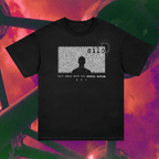 Static Screen T-Shirt | Black
